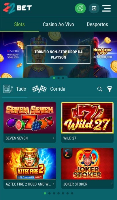  22bet App de casino